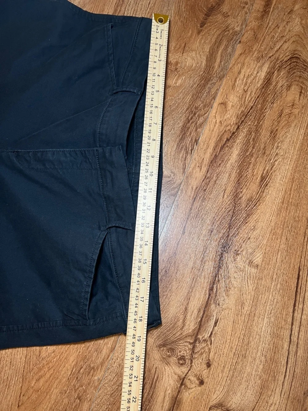 Old Navy Pixie Mid Rise Black Crop Pants Stretch Capri Size 16